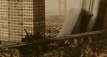 Idiocracy City View GIF - Idiocracy City View Car Crash GIFs