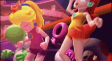 Mario Super Slugger Princess Peach GIF