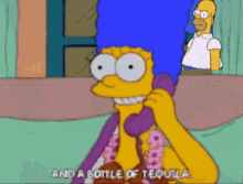 Marshes Tequila GIF - Marshes Tequila Simpsons GIFs