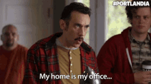 Home Office Portlandia GIF - Home Office Portlandia Working From Home GIFs