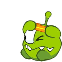 How Cute Om Nom Sticker - How Cute Om Nom Om Nom And Cut The Rope Stickers