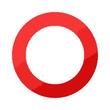 hollow red circle symbols joypixels large circle red circle