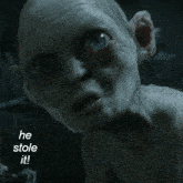 He Stole It Gollum GIF - He Stole It Gollum Angry GIFs