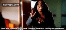 Oohl And From The Hit Tv Show Quantico, Now In Its Thrilling Second Season..Gif GIF
