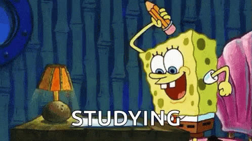 Spongebob School GIF - Spongebob School Study Time GIFs