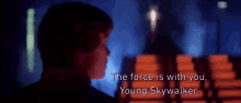force is strong young skywalker