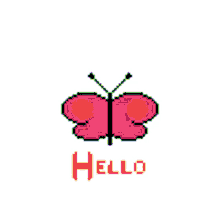 Butterfly Hello GIF - Butterfly Hello Hi GIFs