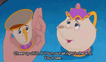 It Will GIF - Beauty And The Beast Mrs Pots Chip GIFs
