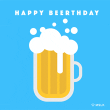 Happy Birthday Cheerstoyou GIF - Happy Birthday Cheerstoyou Beer GIFs