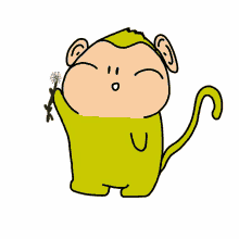 Monkey Cute GIF - Monkey Cute Dandelion GIFs