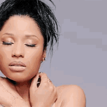 Nicki Minaj Hug GIF - Nicki Minaj Hug Eyes Closed GIFs