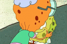 Spongebob Grandma GIF - Spongebob Grandma Kisses GIFs