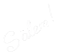 a black and white image of the word salem