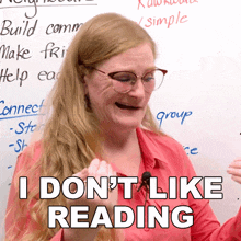 I Don'T Like Reading Ronnie GIF