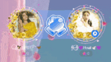 a screenshot of a video game with two girls and the name heidi on the bottom right