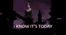I Know Its Today Sutton Foster GIF - I Know Its Today Sutton Foster Shrek GIFs