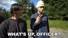 Whats Up Officer Darius Dobre GIF - Whats Up Officer Darius Dobre Dobre Bros GIFs
