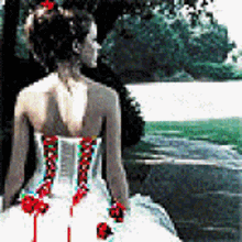 Nature Wedding Gown GIF - Nature Wedding Gown Blinkie GIFs