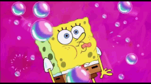 spongebob patrick bubble bubbles