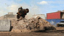 Motorcycle Stunt Call Of Duty Modern Warfare Iii GIF - Motorcycle Stunt Call Of Duty Modern Warfare Iii Explosion GIFs