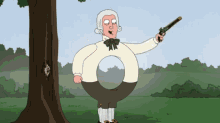 Never! GIF - Family Guy Sir Joseph Broadfront Firing GIFs