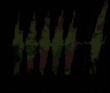 a black background with a bunch of colorful lines