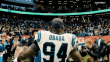 Efe Obada Carolina Panthers GIF - Efe Obada Carolina Panthers Nfl GIFs