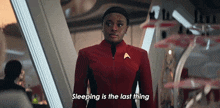 Sleeping Is The Last Thing I Want To Do Right Now Nyota Uhura GIF - Sleeping Is The Last Thing I Want To Do Right Now Nyota Uhura Celia Rose Gooding GIFs