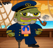 Hoppy Captain GIF - Hoppy Captain Hoppy Ship GIFs