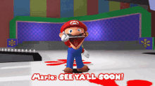 Smg4 Mario GIF - Smg4 Mario See Yall Soon GIFs