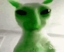 Green Alien Cat GIF
