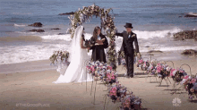 mic drop dance wedding beach wedding ceremony