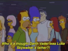 The Simpsons Star Wars GIF - The Simpsons Star Wars Spoiler GIFs