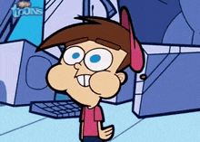 a cartoon character from the fairly odd parents is making a funny face