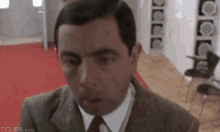 Oh Bean GIF - Mr Bean Rowan Atkinson Startled GIFs