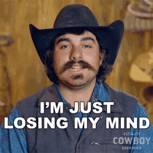 Im Just Losing My Mind Sal Campos GIF - Im Just Losing My Mind Sal Campos Ultimate Cowboy Showdown GIFs