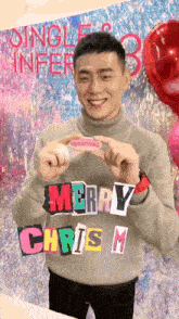 Merry Christmas Gwanhee GIF - Merry Christmas Gwanhee Singles Inferno GIFs
