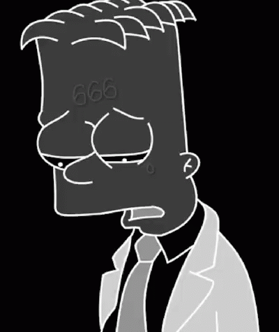 Bart simpson sad edit 