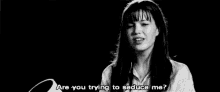 Are You Trying To Seduce Me Mandy Moore GIF - Are You Trying To Seduce Me Mandy Moore A Walk To Remember GIFs