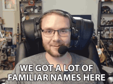 We Got A Lot Of Familiar Names Here William Newberry GIF - We Got A Lot Of Familiar Names Here William Newberry Goremiser GIFs