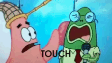 Don'T Touch GIF - Touch Donttouch Patrickstarfish GIFs