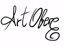art obere text shake calligraphy words