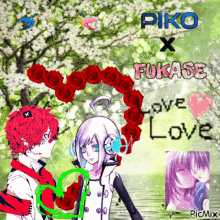 Pikase Piko X Fukase GIF - Pikase Piko X Fukase Vocaloid Ship GIFs