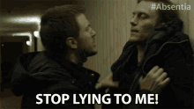 Stop Lying To Me Patrick Heusinger GIF - Stop Lying To Me Patrick Heusinger Neil Jackson GIFs