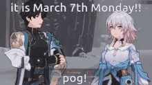 monday march7th