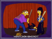 Linda Ronstadt GIF - Linda Ronstadt Simpsons GIFs