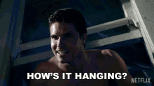 Hows It Hanging Max GIF - Hows It Hanging Max Robbie Amell GIFs