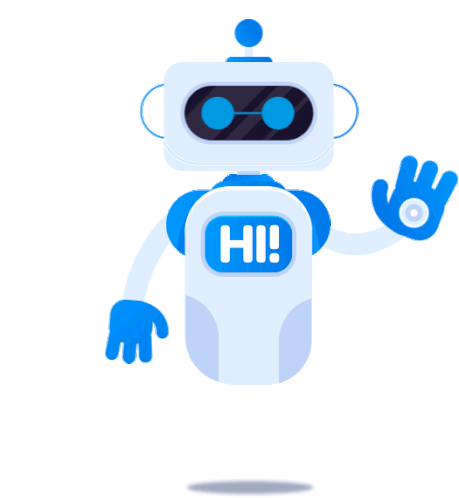 Hi Robot Sticker - Hi Robot Stickers
