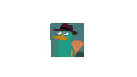 Perry The Platypus Phineas And Ferb Sticker - Perry The Platypus Phineas And Ferb Secret Agent Stickers
