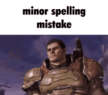 Minor Spelling Mistake Doom Slayer GIF - Minor Spelling Mistake Doom Slayer Doom Eternal GIFs
